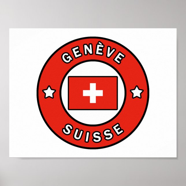 Affiche Genève Suisse (Devant)