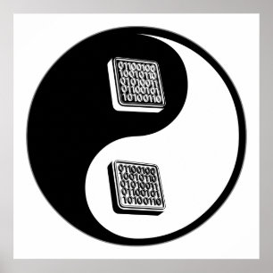 Affiche Génie logiciel Yin Yang
