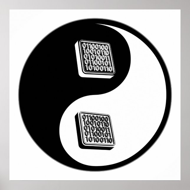 Affiche Génie logiciel Yin Yang (Devant)