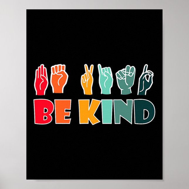 Affiche Genre American Sign Language Asl Handene (Devant)