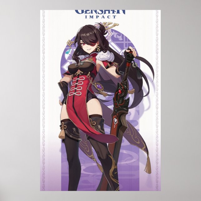 Affiche Genshin Impact Beidou (Devant)