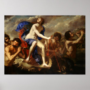Affiche Gentileschi - Le Triomphe De Galatea 1650