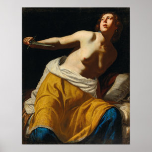 Affiche Gentileschi - Lucretia