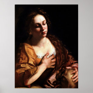 Affiche Gentileschi - Mary Magdalene