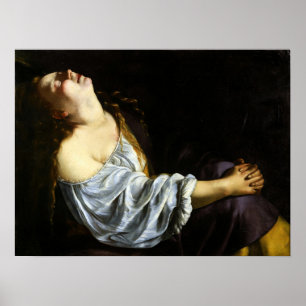 Affiche Gentileschi - Mary Magdalene