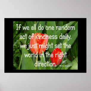 Affiche Gentillesse aléatoire