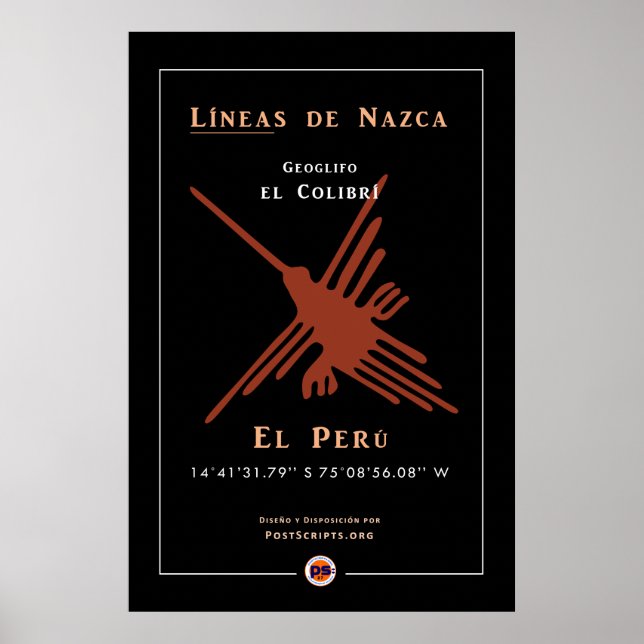 Affiche Geoglyphes de Nazca (Devant)