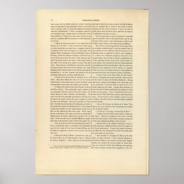 Affiche Geographical Memoir continued 4 (Devant)