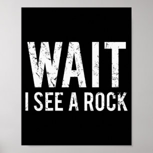 Affiche Géologie Rock Drôle Minéral Collectionneur Humour 
