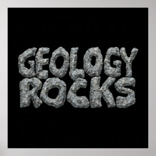 Affiche Géologie Rocks - Earth Science Pun
