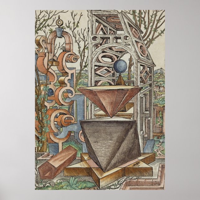 Affiche Geometria et Perspectiva- III (Devant)