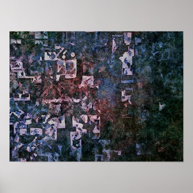 Affiche Geometric Mosaic Abstract  (Devant)