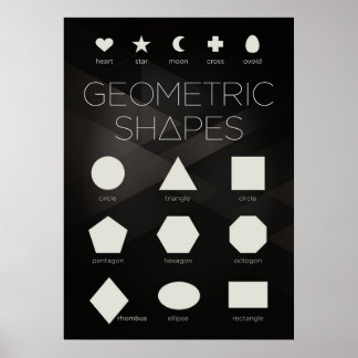 Affiche Geometric Shapes
