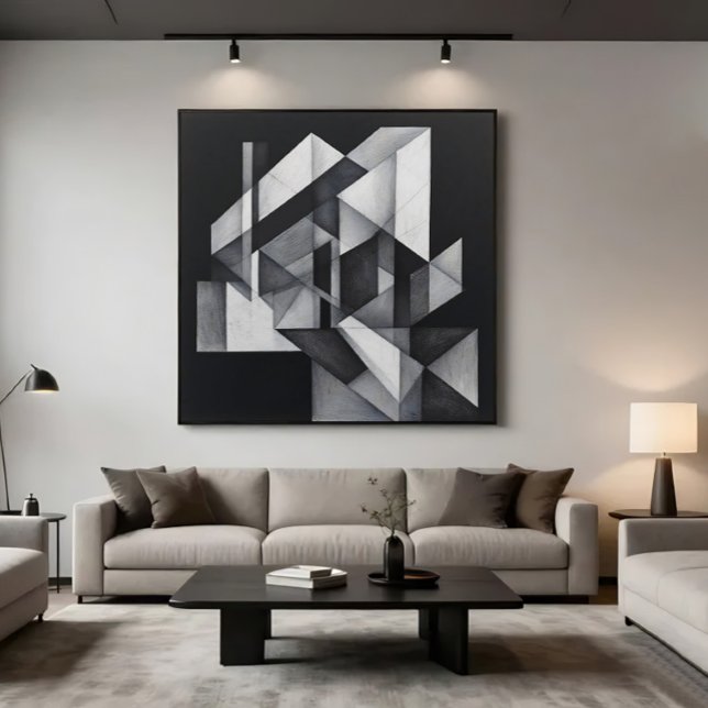 Affiche Geometric Symphony (Créateur téléchargé)