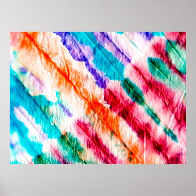 Affiche Geometric Wallpaper. Vintage Design. Shibori Textu (Devant)