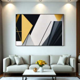 Affiche Géométrie Diagonale Premium