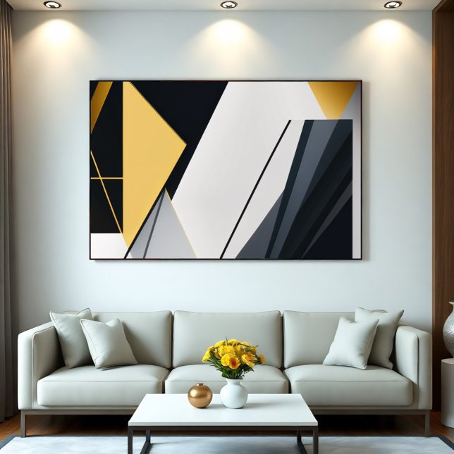 Affiche Géométrie Diagonale Premium (Créateur téléchargé)