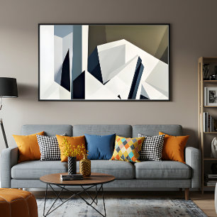 Affiche Géométrie Facettée Minimaliste