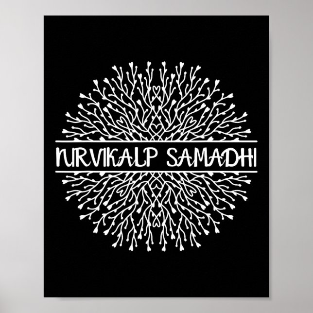Affiche Géométrie fractale sacrée Mandala Nirvikalp Samadh (Devant)
