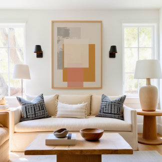 Affiche Géométrie minimaliste Carré