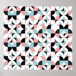 Affiche Géométrie minimaliste, illustration de style scand