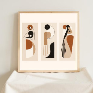 Affiche Géométrie Naturelle – Art Minimaliste Féminin VIII