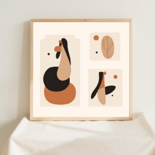 Affiche Géométrie Naturelle – Art Minimaliste Féminin XI