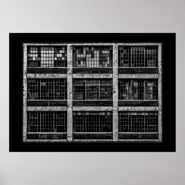 Affiche Géométrie no 15 avec bordure (Devant)