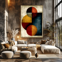 Géométrie Orbitale Japonaise Abstraite Luxe Calme
