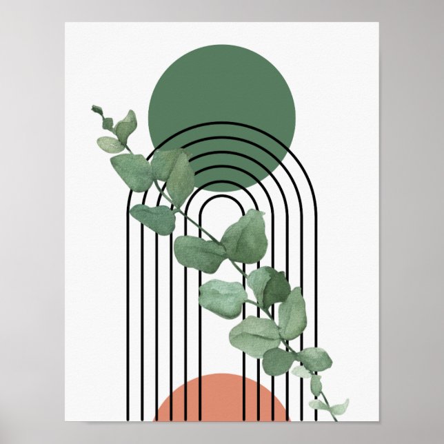 Affiche Géométrie organique (Devant)