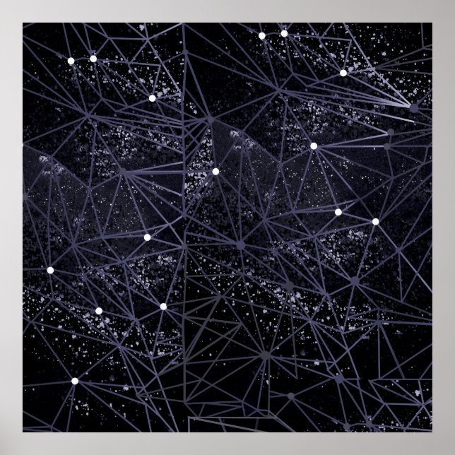 Affiche géométrie spatiale (Devant)