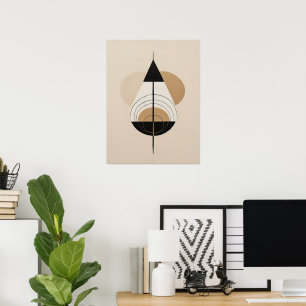 Affiche Géométrie symbolique spirituelle Art en style mini