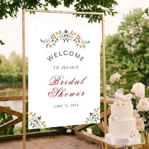 Affiche Géométrie Vintage Motif Classique Intriqué Mariage