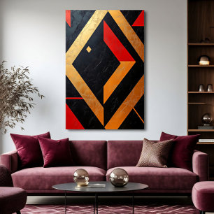 Affiche Géométries flamboyantes