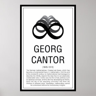 Affiche Georg Cantor