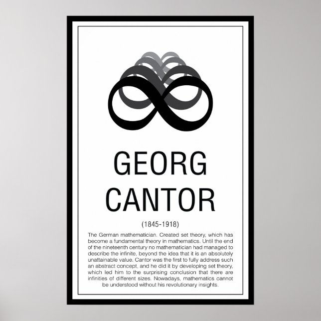 Affiche Georg Cantor (Devant)