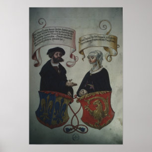 Affiche Georg Fugger son épouse Regina Imhoff, 'Geheim