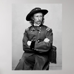 AFFICHE GEORGE ARMSTRONG CUSTER - GÉNÉRAL