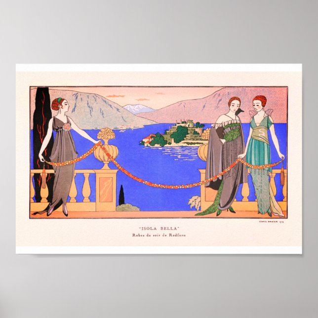 Affiche George Barbier Vintage (Devant)