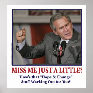 Affiche George Bush/Miss Me Just a Little ?