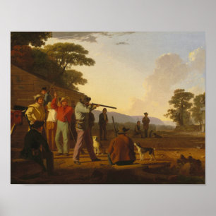 Affiche George Caleb Bingham - Tir pour le boeuf