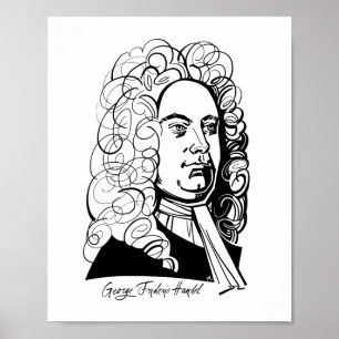Affiche George Frideric Handel