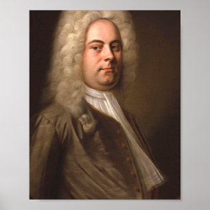 Affiche George Frideric Handel Portrait