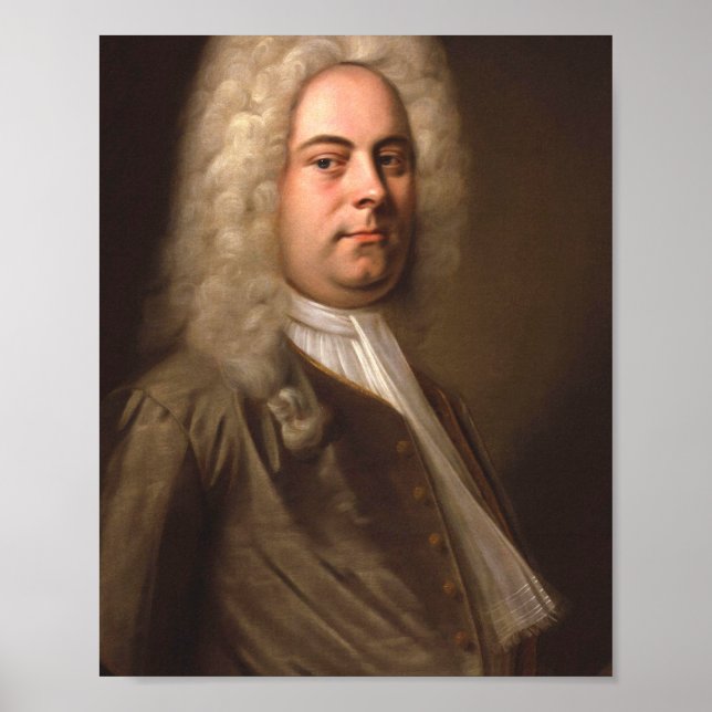 Affiche George Frideric Handel Portrait (Devant)