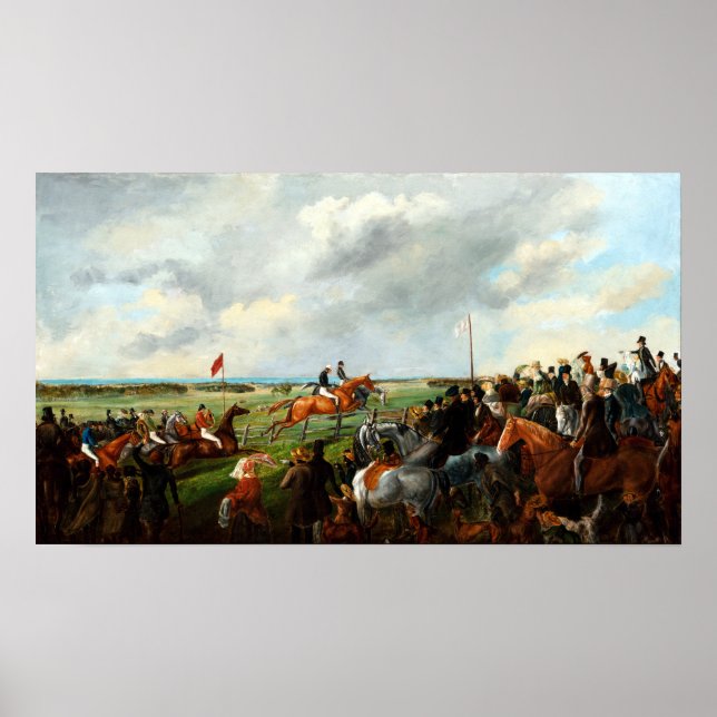 Affiche George Hamilton Le Premier Steeplechase (Devant)