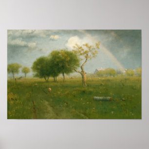 Affiche George Inness - Après une douche d'été