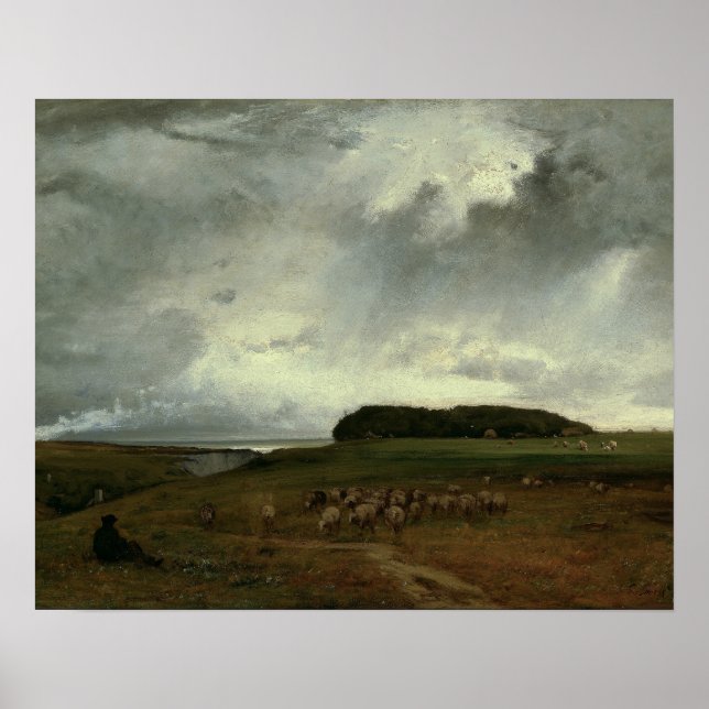 Affiche George Inness - La tempête (Devant)