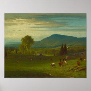 Affiche George Inness - L'été dans les cattitudes