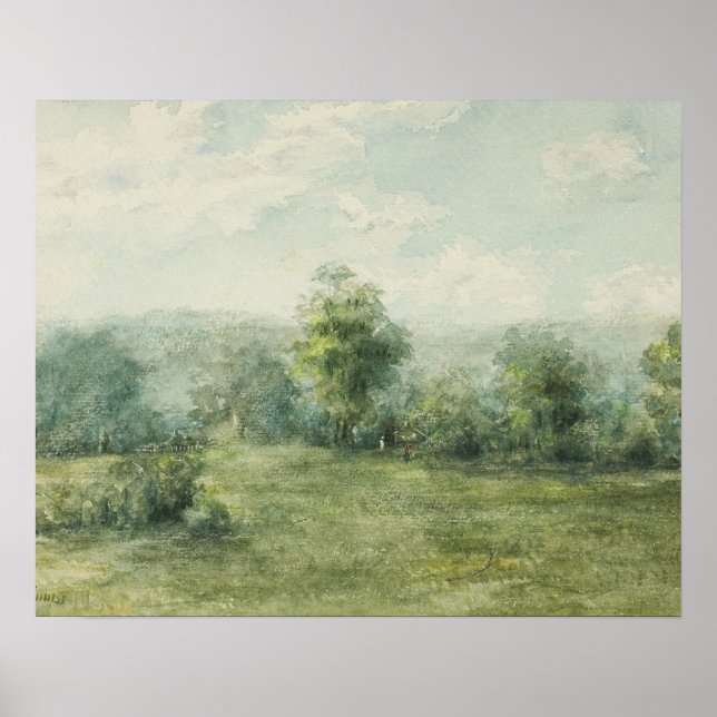 Affiche George Inness - Paysage (Devant)
