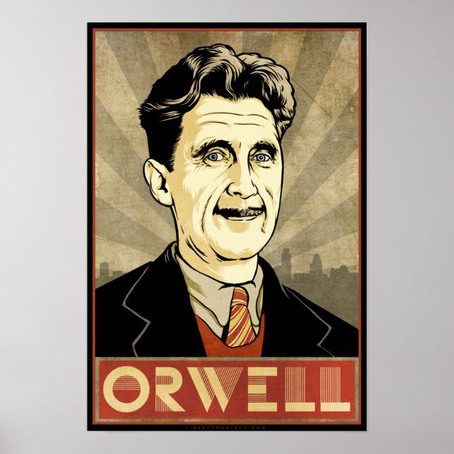 Affiche George Orwell (Devant)